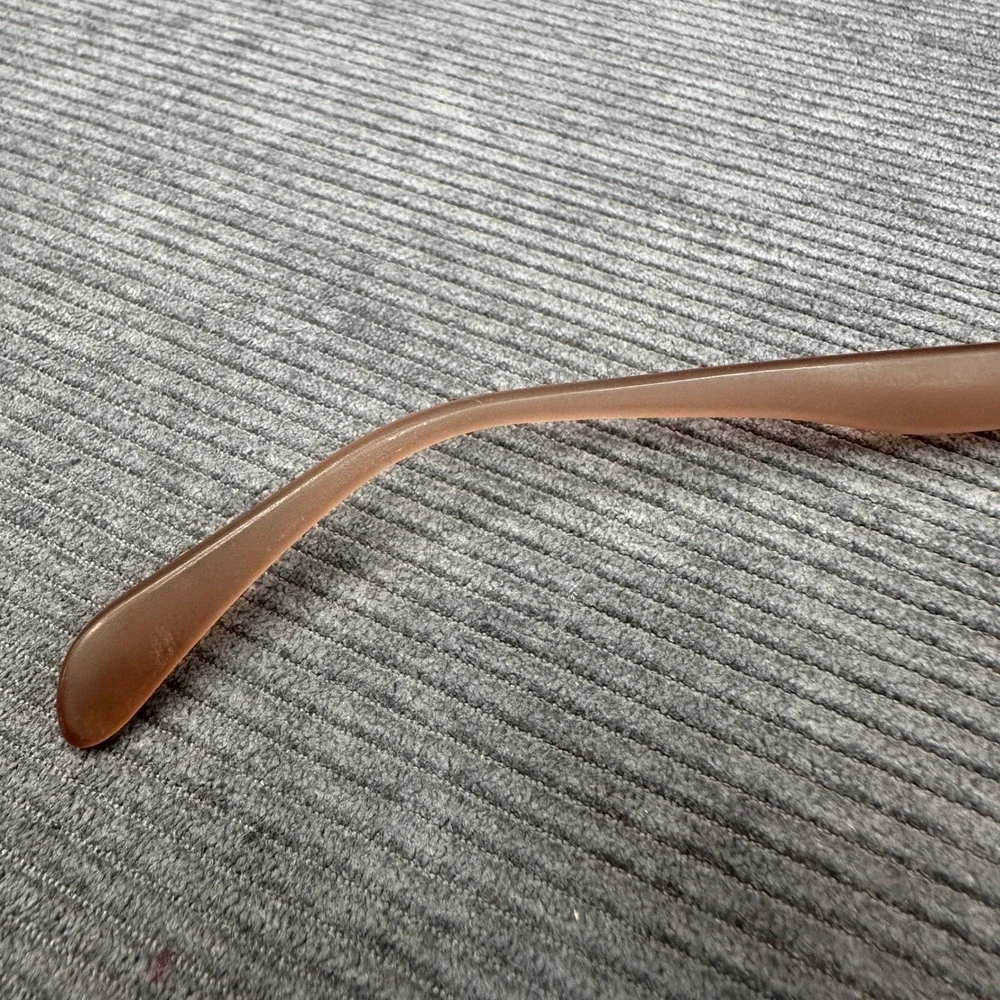 Lucky Brand D821 Peach Translucent Cat Eye Y2k Eyeglass Frames 52-16-140 Womens